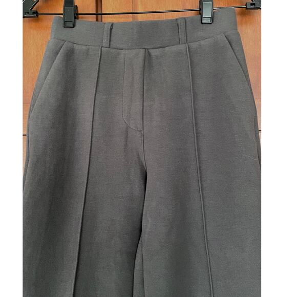 OGL FuzzLuxe Pant Straight Leg High Waisted Pull On Deep Grey Size XS - Picture 2 of 6